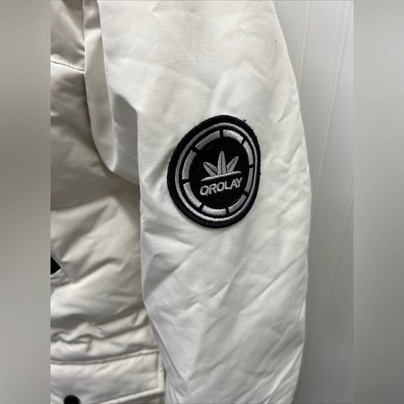 Orolay Thickened Down Parka White Sz L - Picture 6 of 13